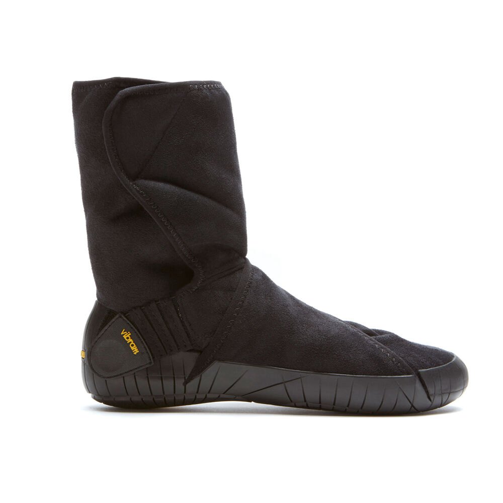 Vibram Furoshiki Heren Eastern Traveler Classic Shearling Mid - Laarzen Zwart - 645178OCH